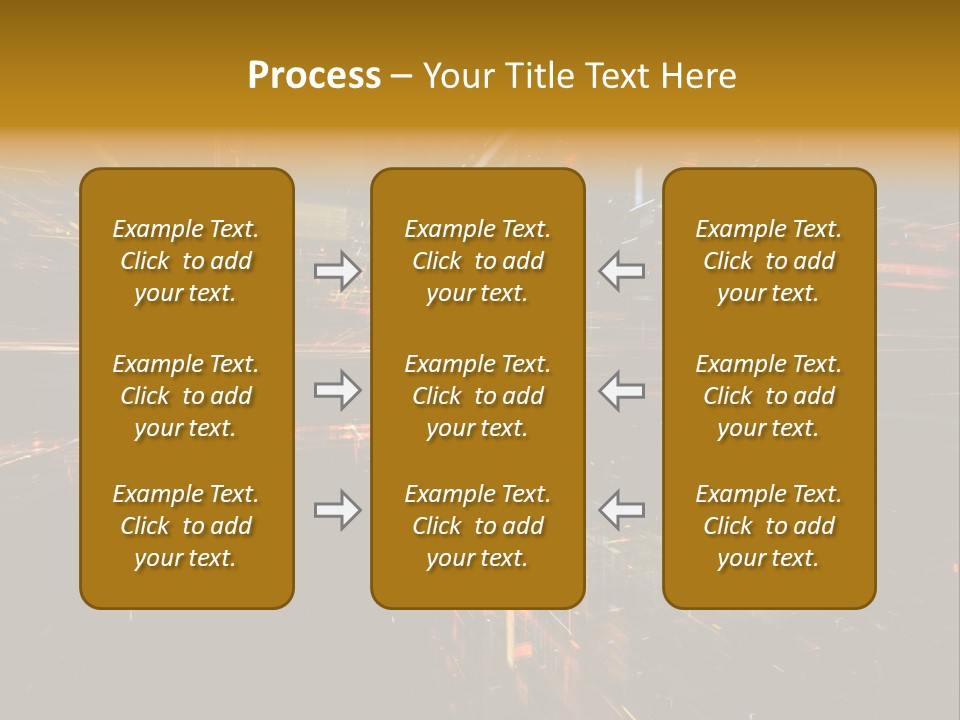 Texture Perspective City PowerPoint Template