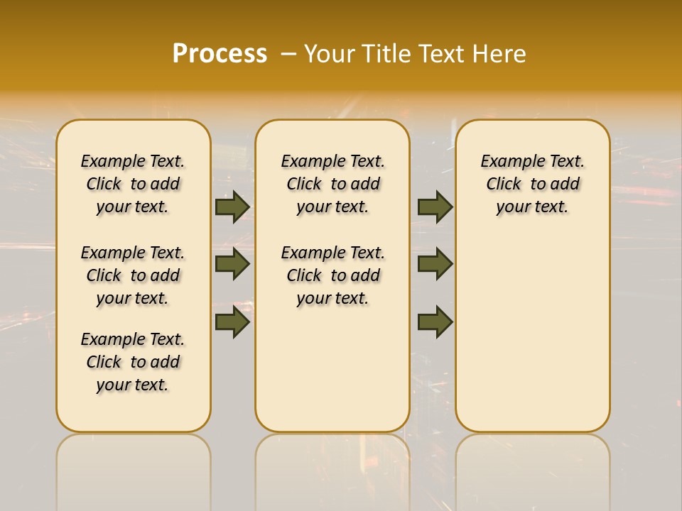 Texture Perspective City PowerPoint Template