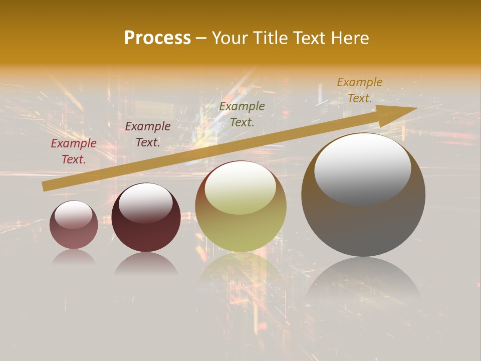 Texture Perspective City PowerPoint Template