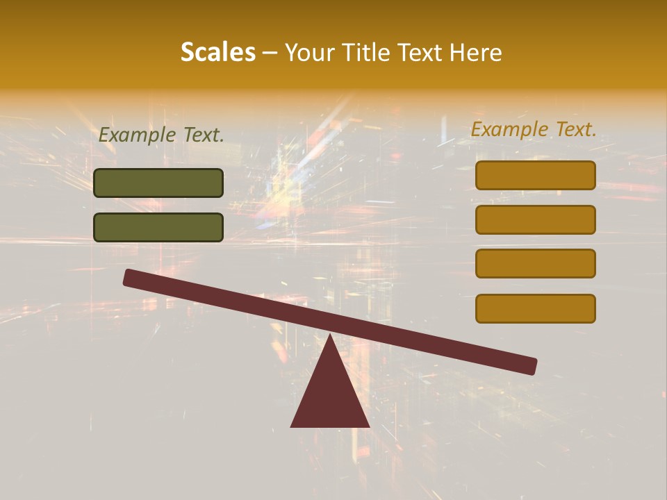 Texture Perspective City PowerPoint Template