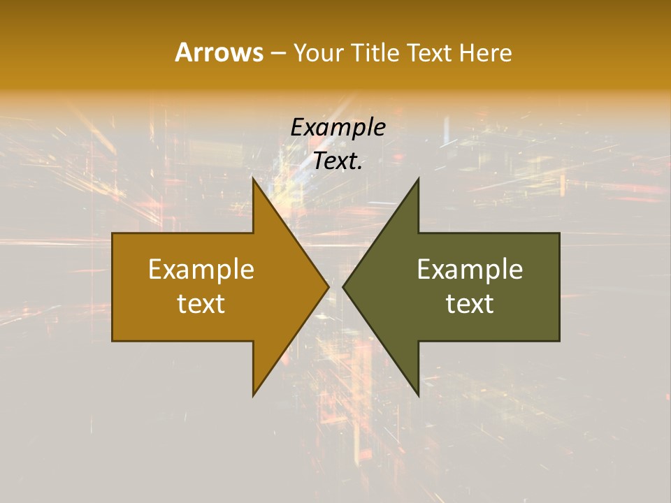 Texture Perspective City PowerPoint Template