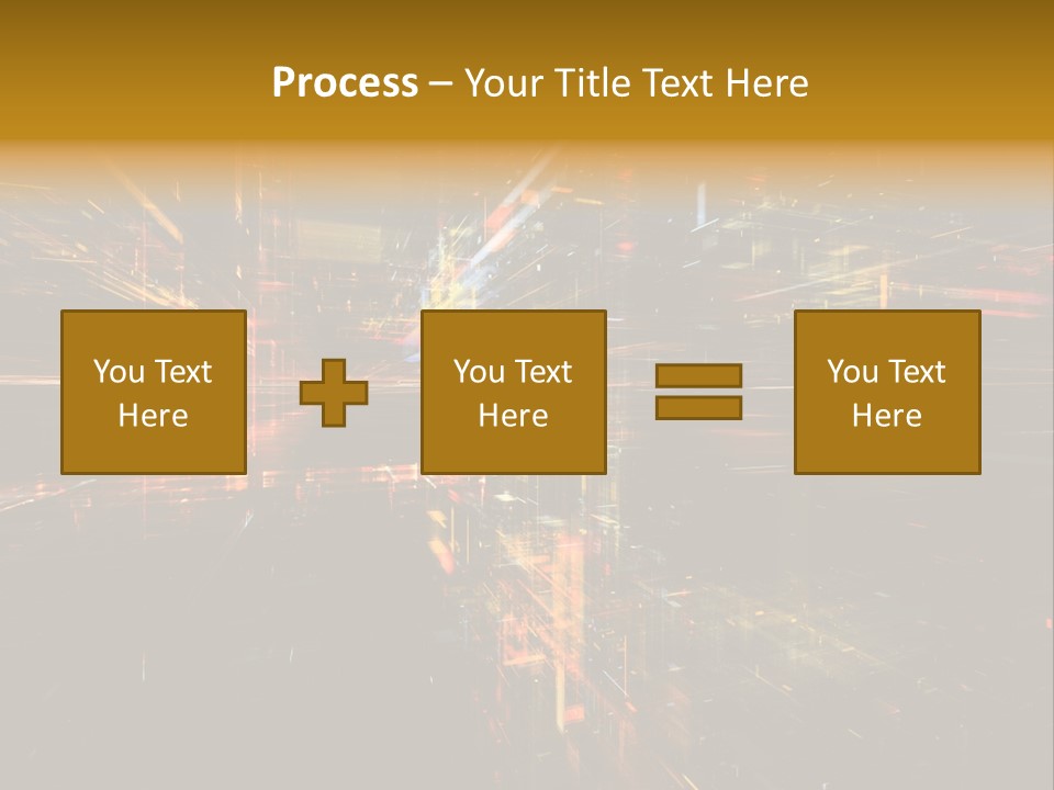 Texture Perspective City PowerPoint Template