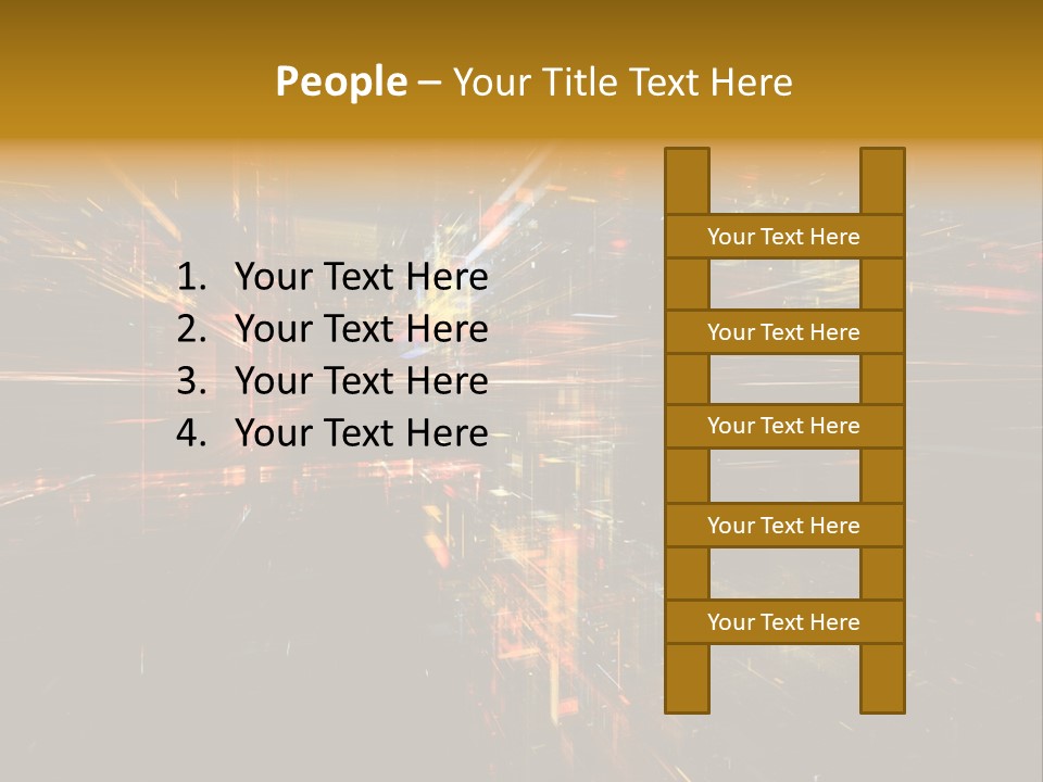 Texture Perspective City PowerPoint Template
