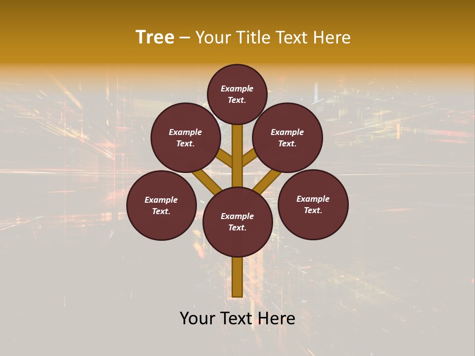 Texture Perspective City PowerPoint Template