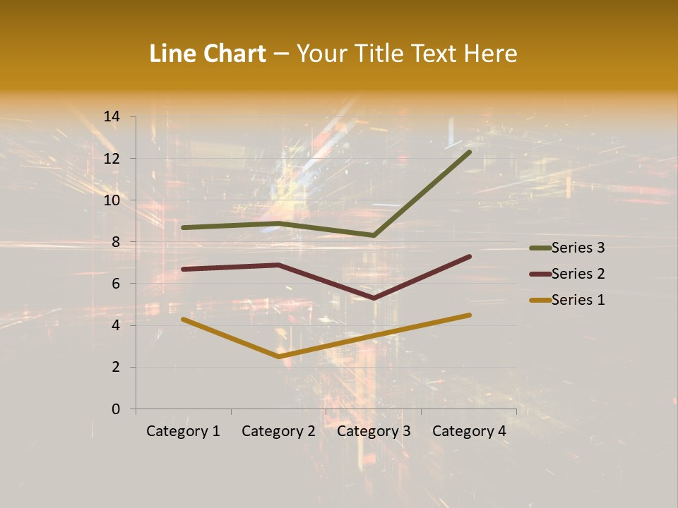 Texture Perspective City PowerPoint Template