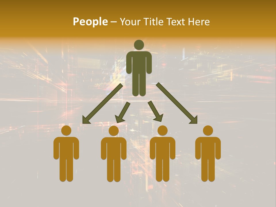 Texture Perspective City PowerPoint Template