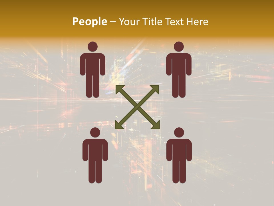 Texture Perspective City PowerPoint Template