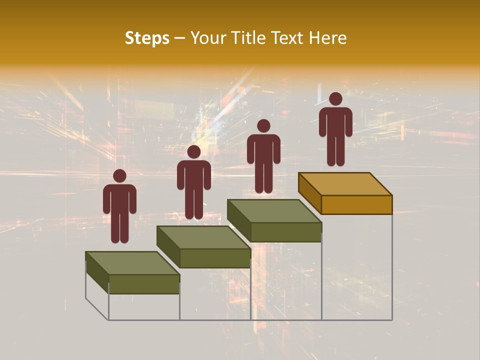 Texture Perspective City PowerPoint Template