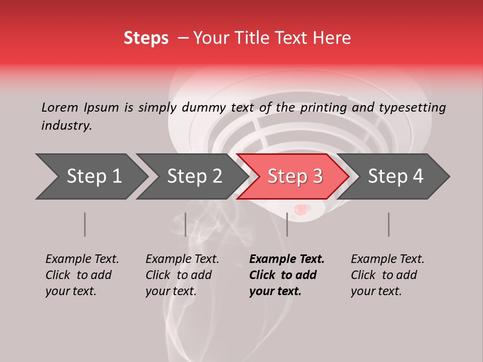 Warning Sensor Dangerous PowerPoint Template