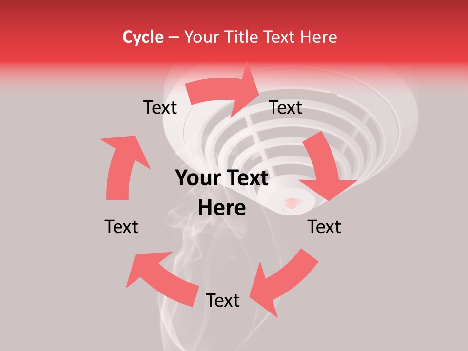 Warning Sensor Dangerous PowerPoint Template