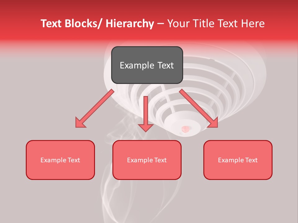 Warning Sensor Dangerous PowerPoint Template