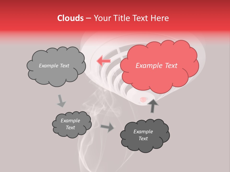 Warning Sensor Dangerous PowerPoint Template