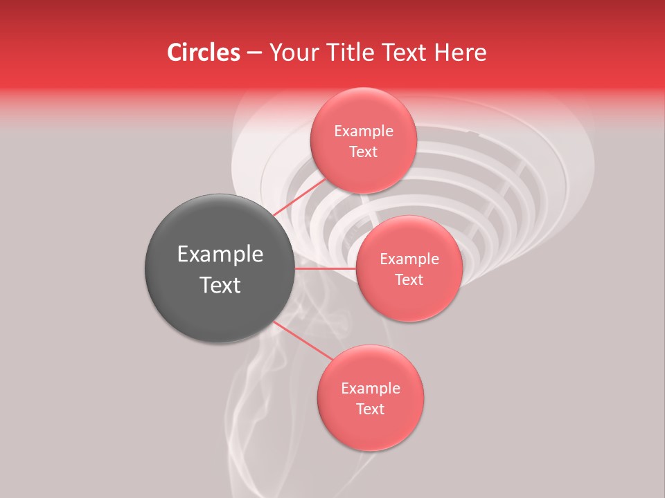 Warning Sensor Dangerous PowerPoint Template