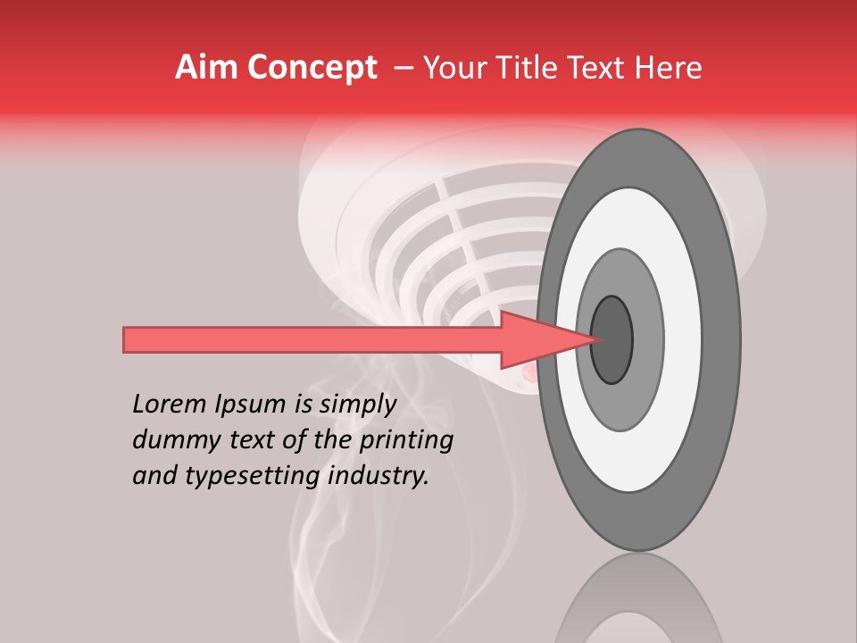Warning Sensor Dangerous PowerPoint Template