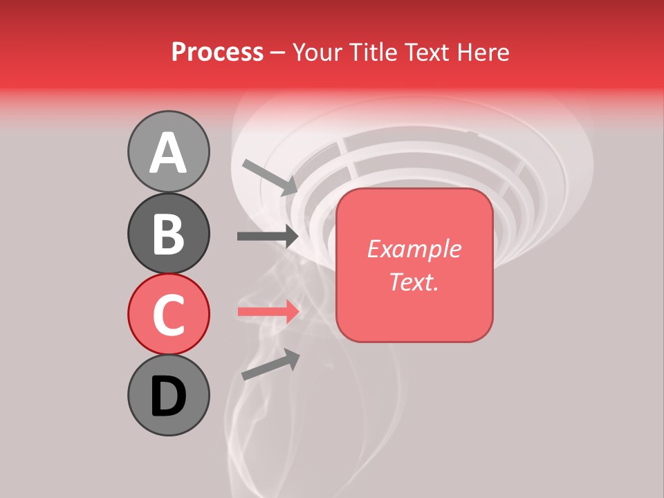 Warning Sensor Dangerous PowerPoint Template
