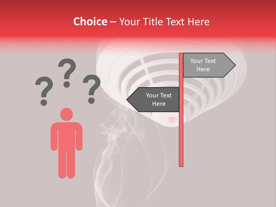 Warning Sensor Dangerous PowerPoint Template