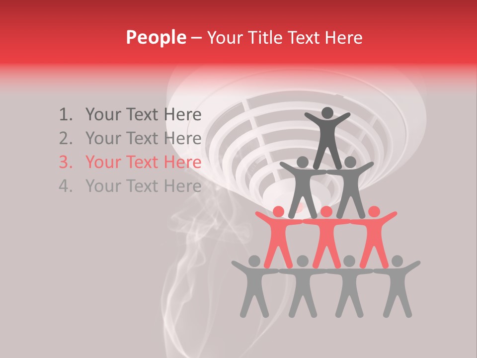 Warning Sensor Dangerous PowerPoint Template