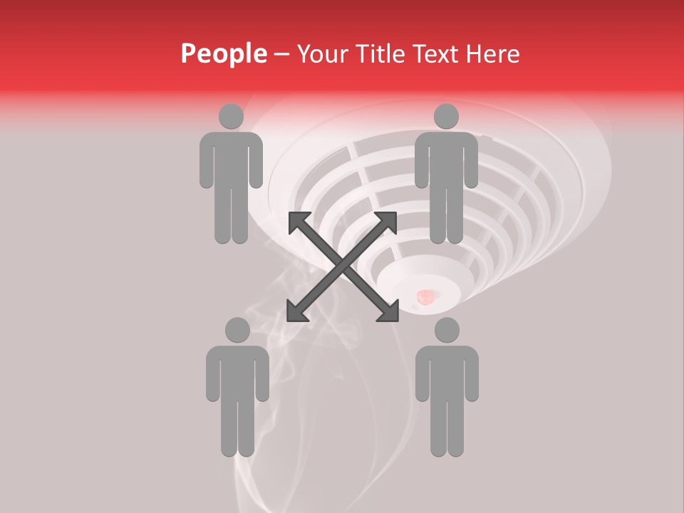 Warning Sensor Dangerous PowerPoint Template