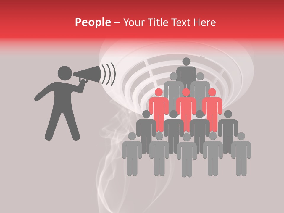 Warning Sensor Dangerous PowerPoint Template