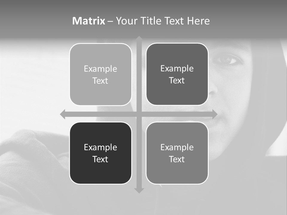 Look Awkward Youth PowerPoint Template