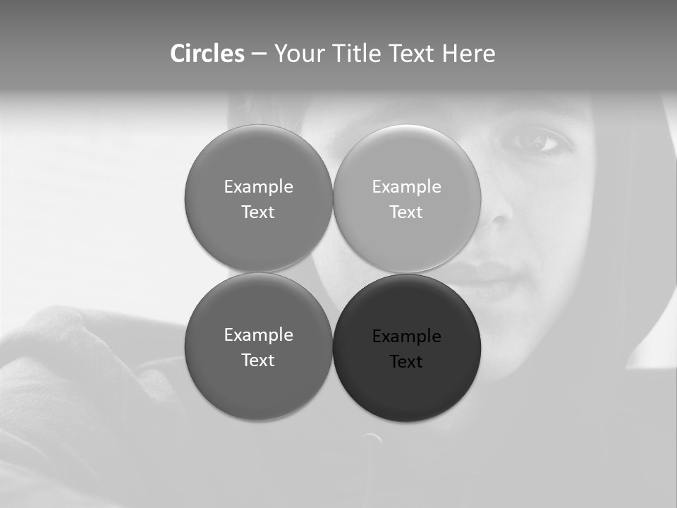 Look Awkward Youth PowerPoint Template