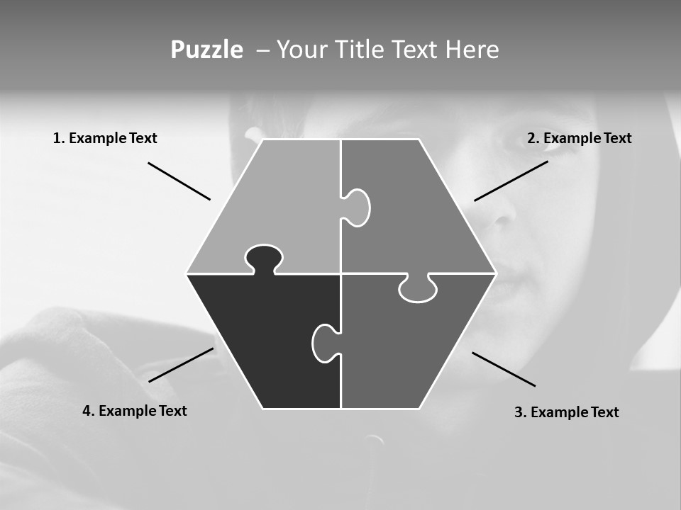 Look Awkward Youth PowerPoint Template