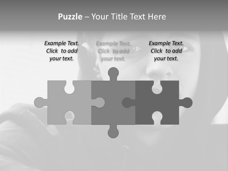 Look Awkward Youth PowerPoint Template