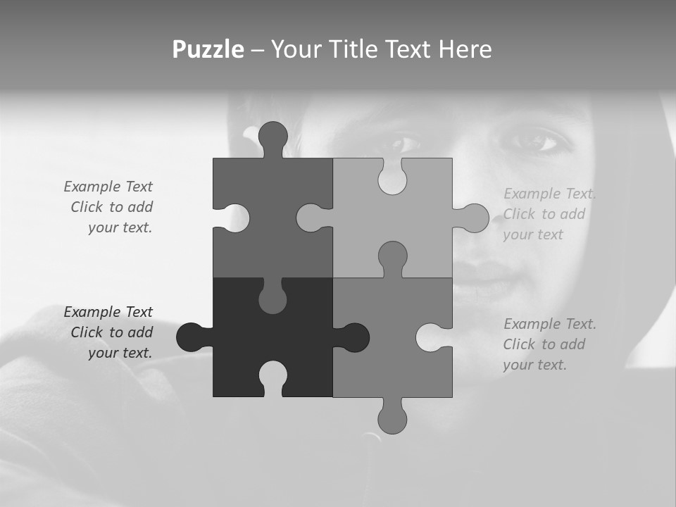 Look Awkward Youth PowerPoint Template