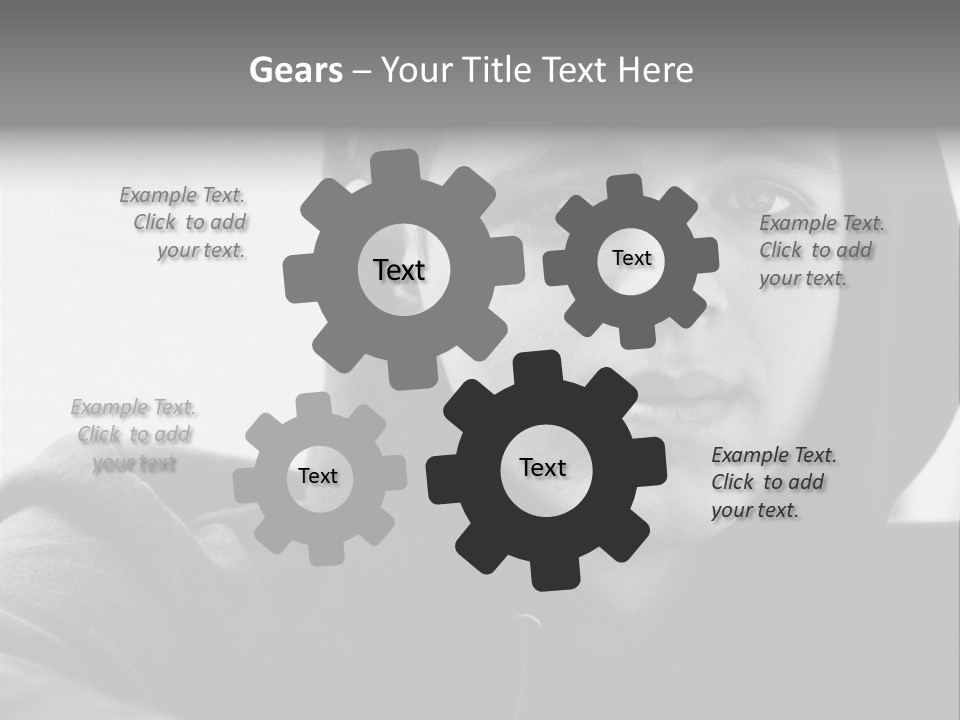 Look Awkward Youth PowerPoint Template