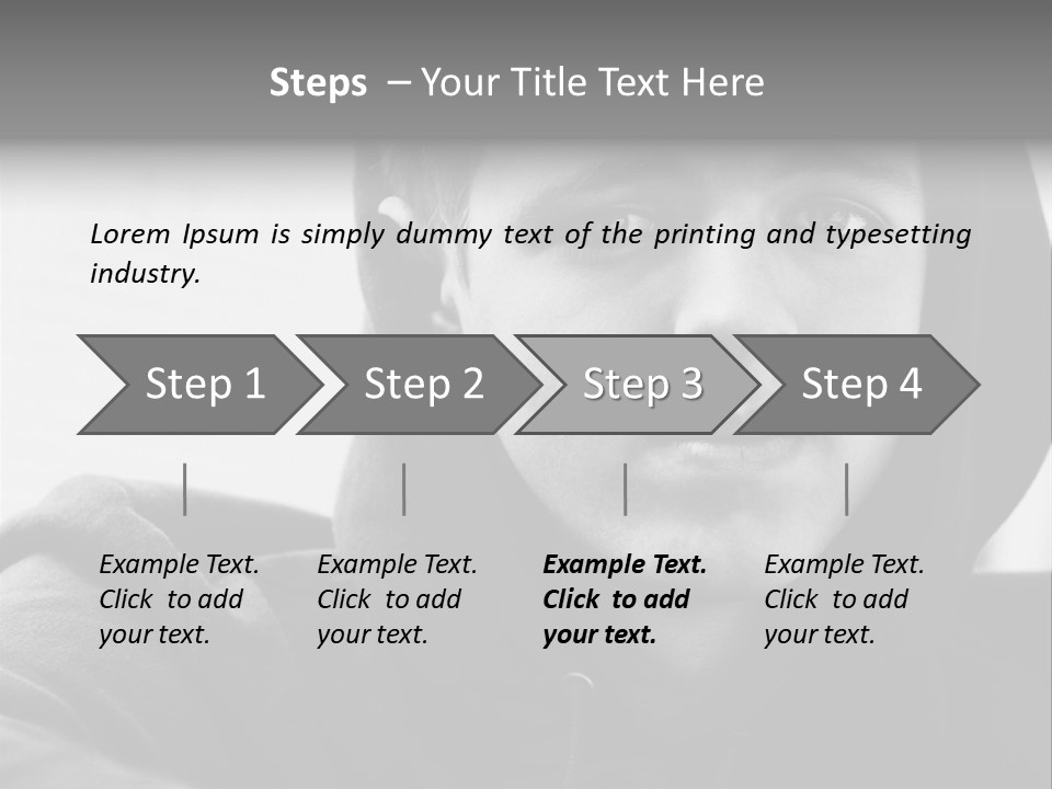 Look Awkward Youth PowerPoint Template
