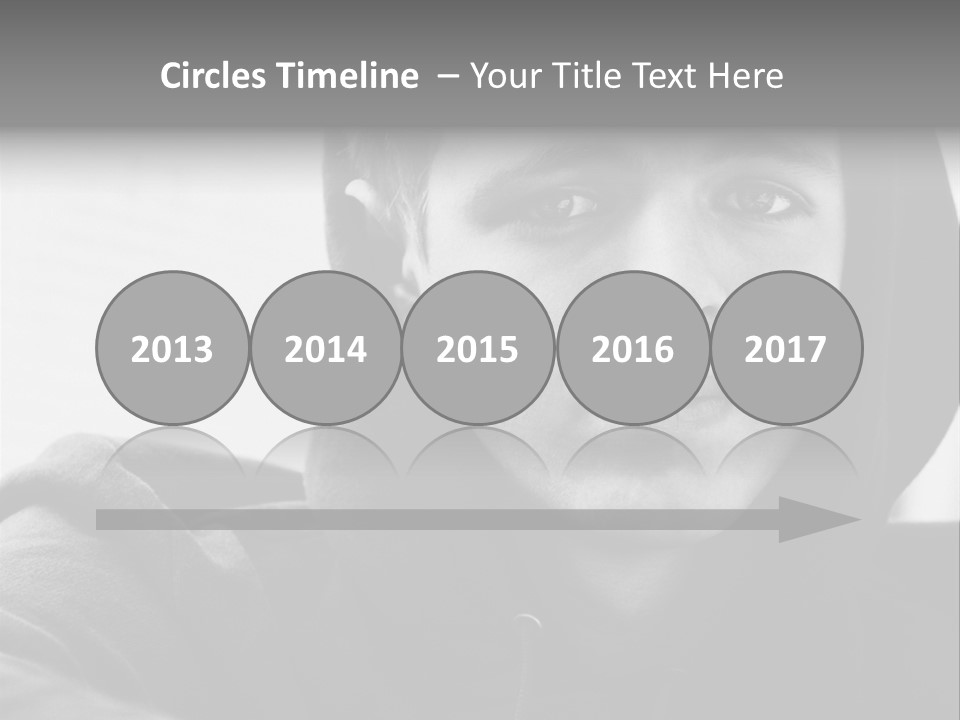 Look Awkward Youth PowerPoint Template