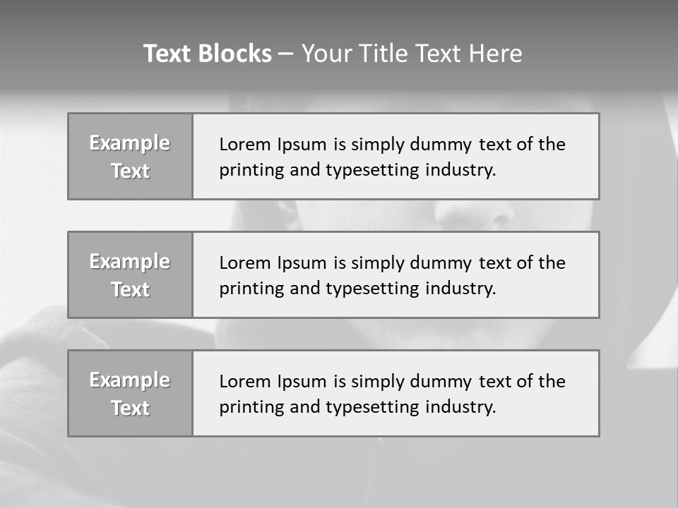 Look Awkward Youth PowerPoint Template