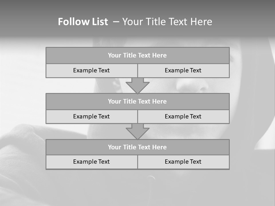Look Awkward Youth PowerPoint Template