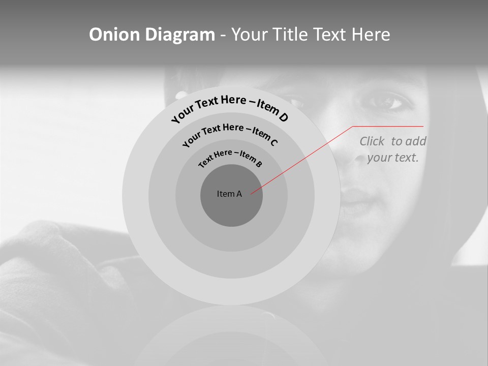 Look Awkward Youth PowerPoint Template