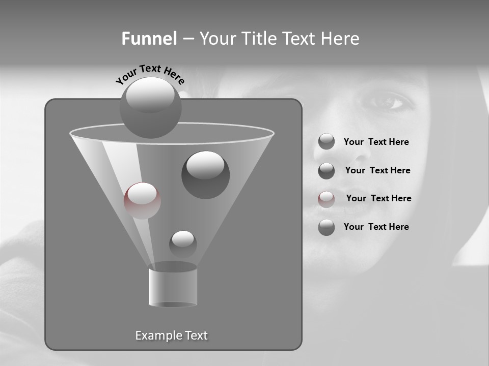 Look Awkward Youth PowerPoint Template