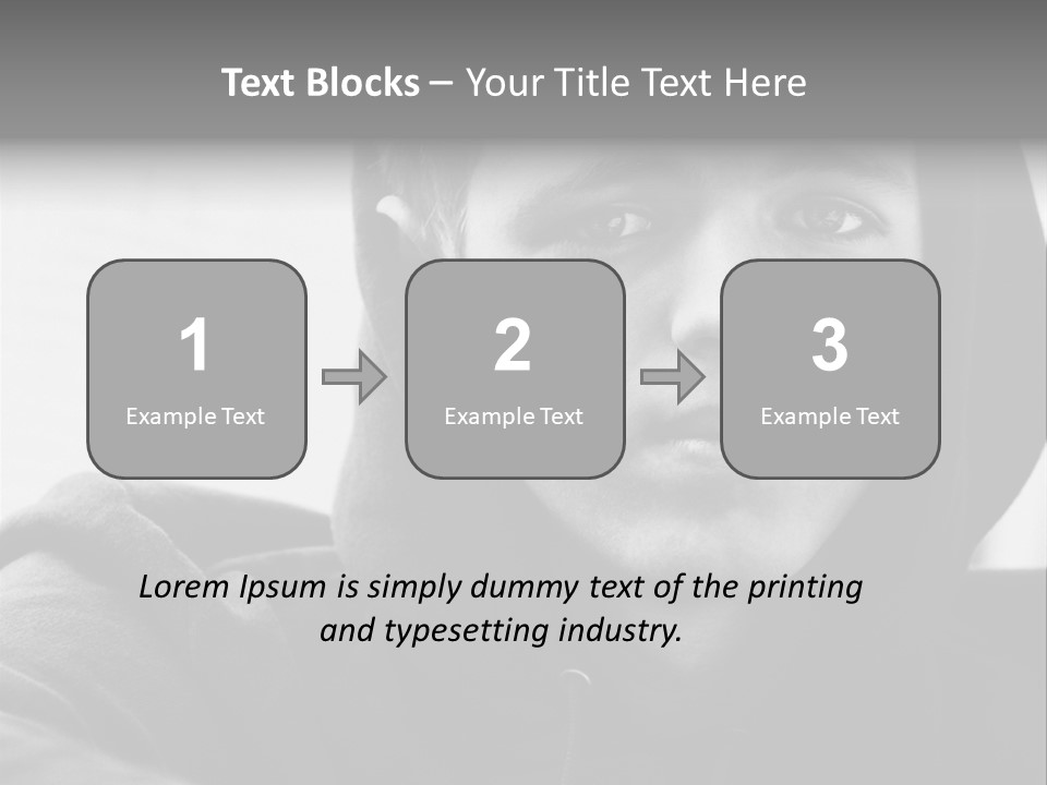 Look Awkward Youth PowerPoint Template