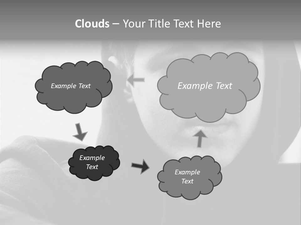 Look Awkward Youth PowerPoint Template