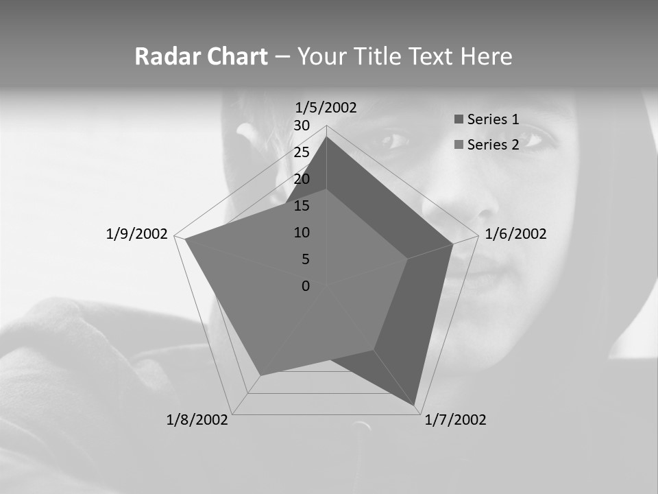 Look Awkward Youth PowerPoint Template