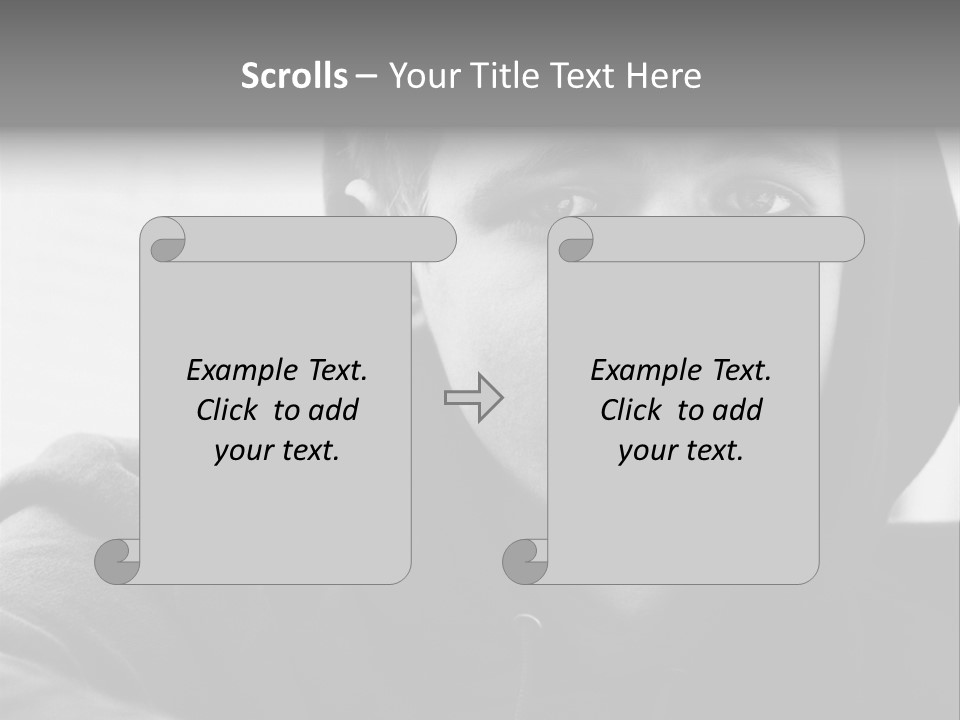 Look Awkward Youth PowerPoint Template