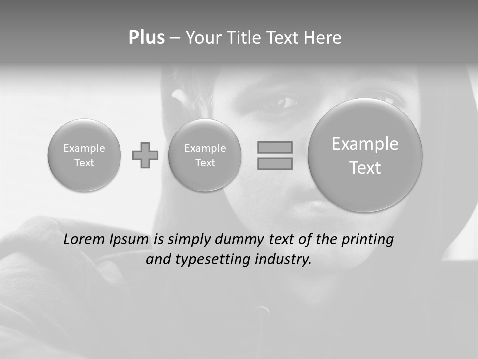 Look Awkward Youth PowerPoint Template