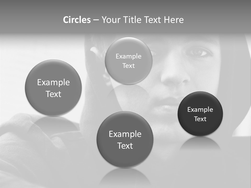 Look Awkward Youth PowerPoint Template