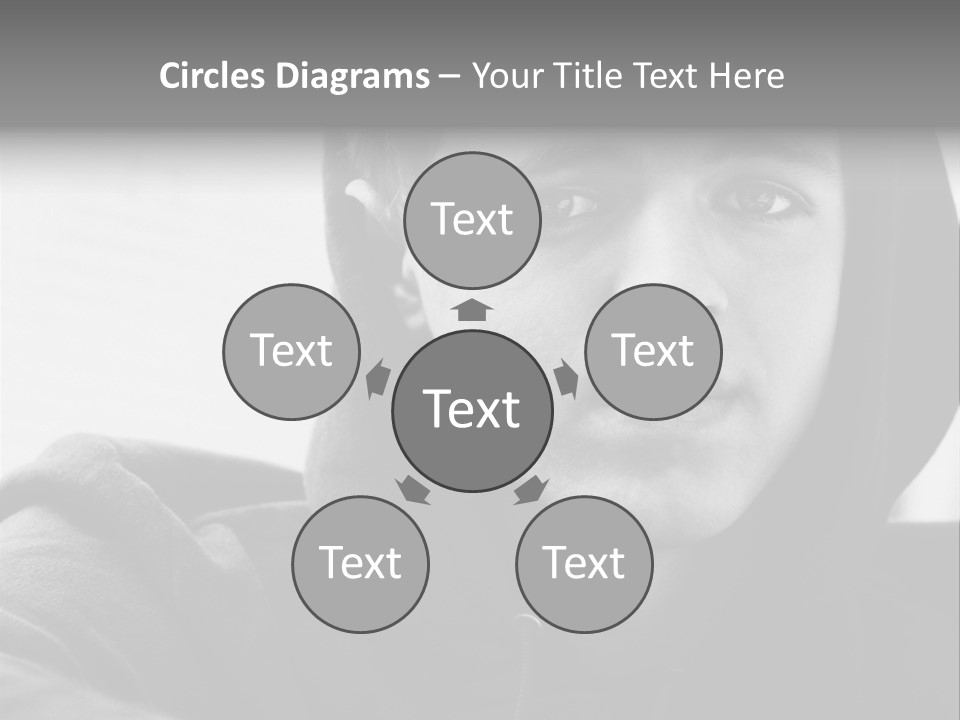 Look Awkward Youth PowerPoint Template