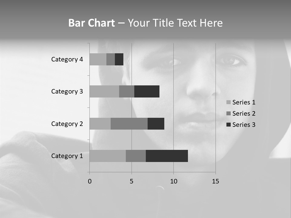 Look Awkward Youth PowerPoint Template