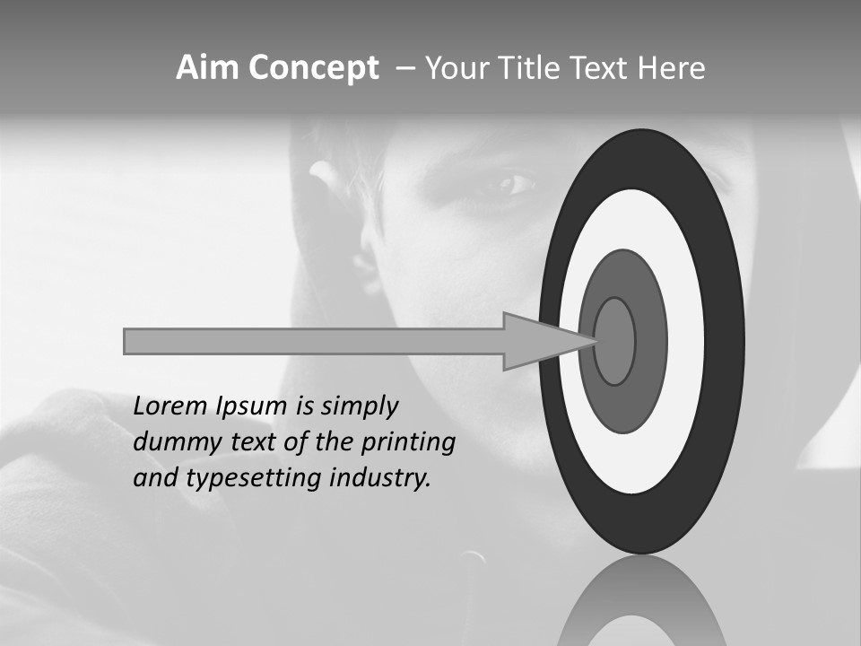 Look Awkward Youth PowerPoint Template