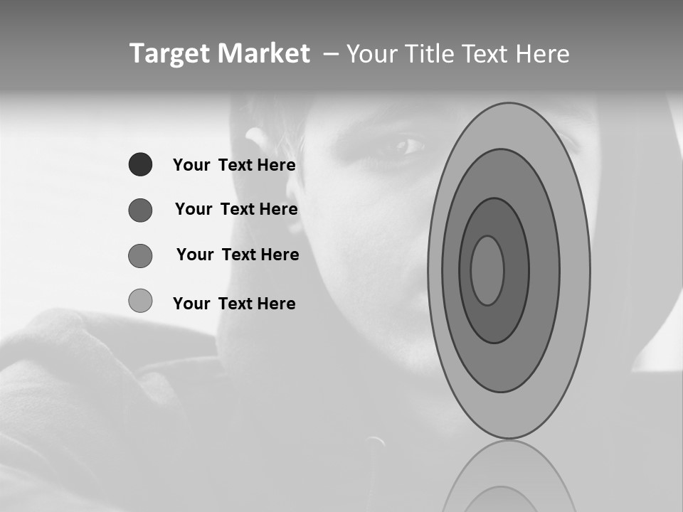 Look Awkward Youth PowerPoint Template