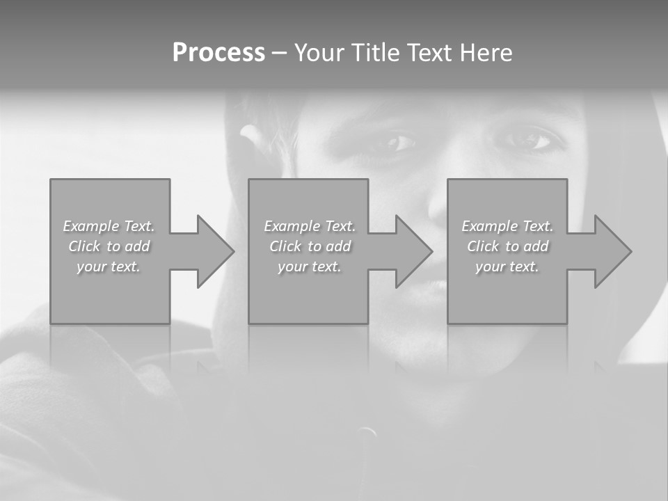 Look Awkward Youth PowerPoint Template