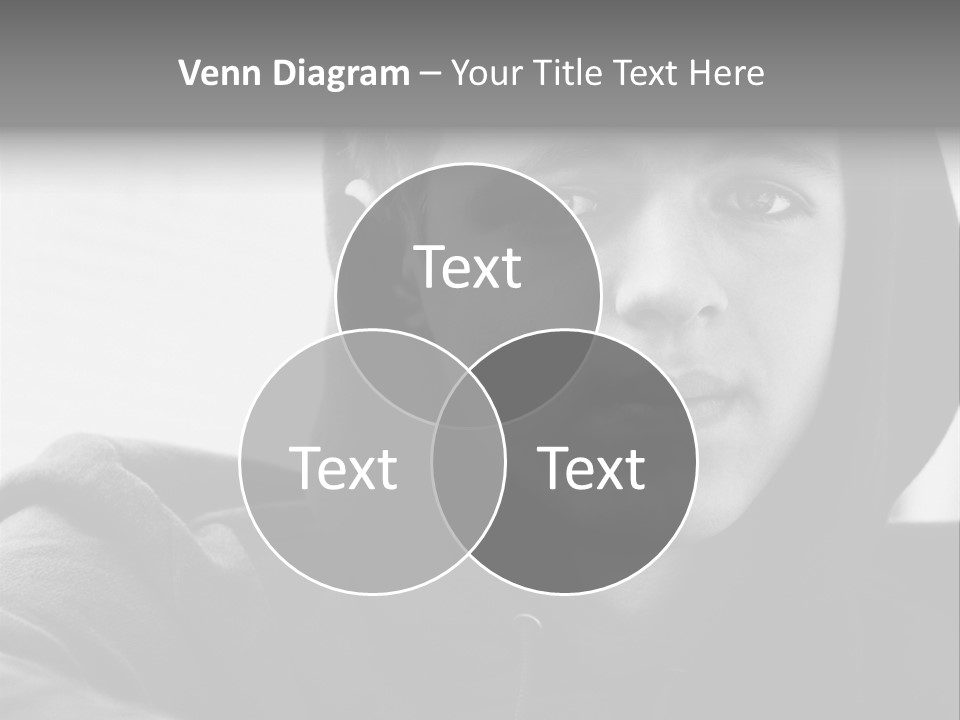 Look Awkward Youth PowerPoint Template