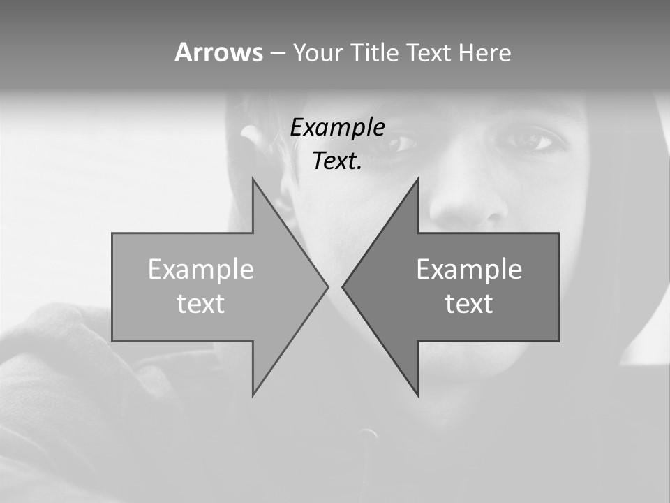 Look Awkward Youth PowerPoint Template