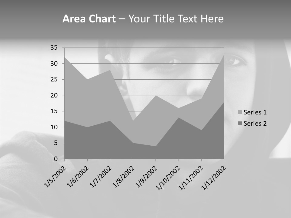 Look Awkward Youth PowerPoint Template