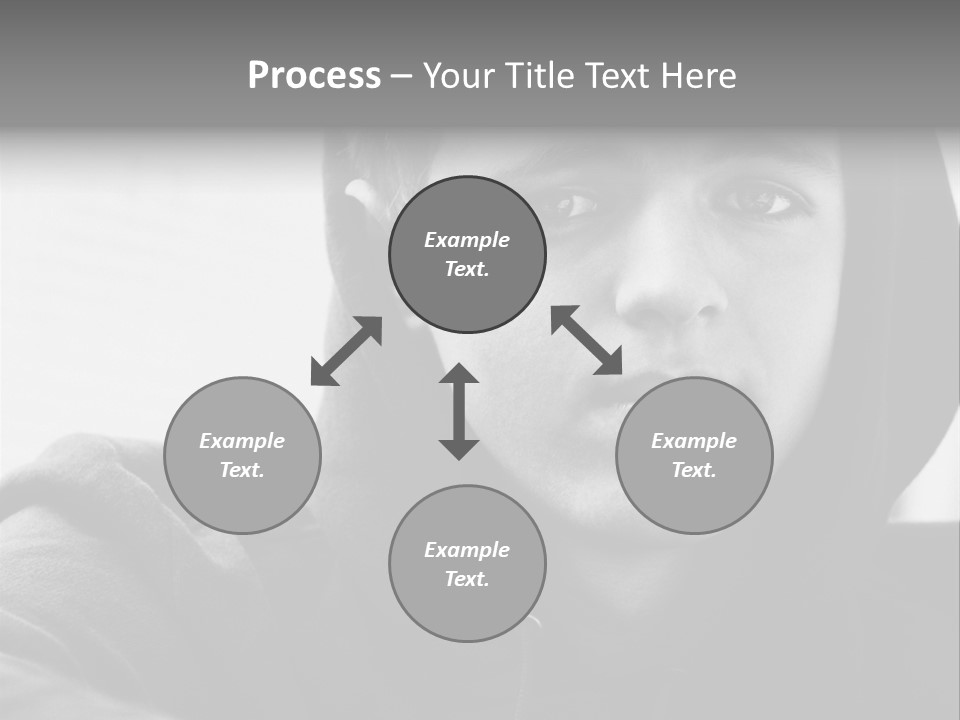 Look Awkward Youth PowerPoint Template